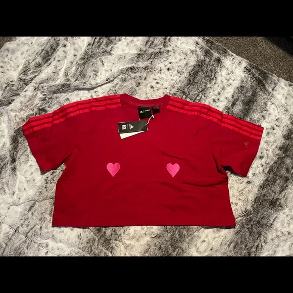 adidas IVY PARK Collection- GRAPHIC CROP TEE - Picture 5 of 10